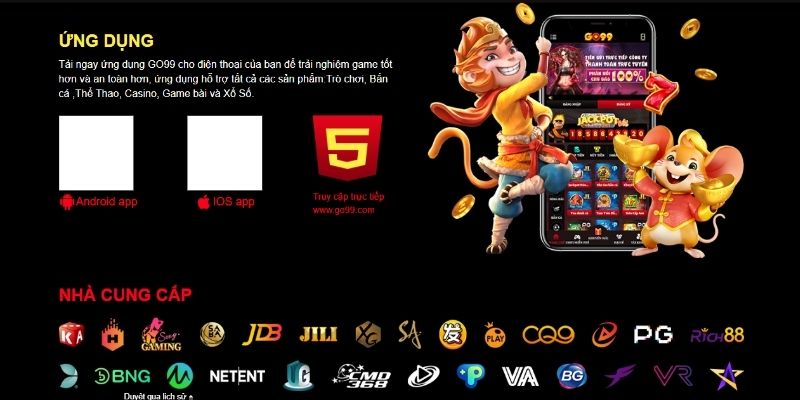 Tải app để tham gia khuyến mãi Go99